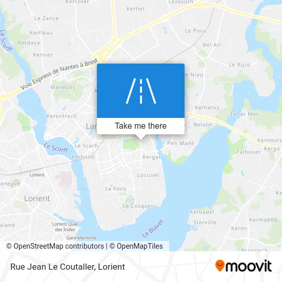 Rue Jean Le Coutaller map