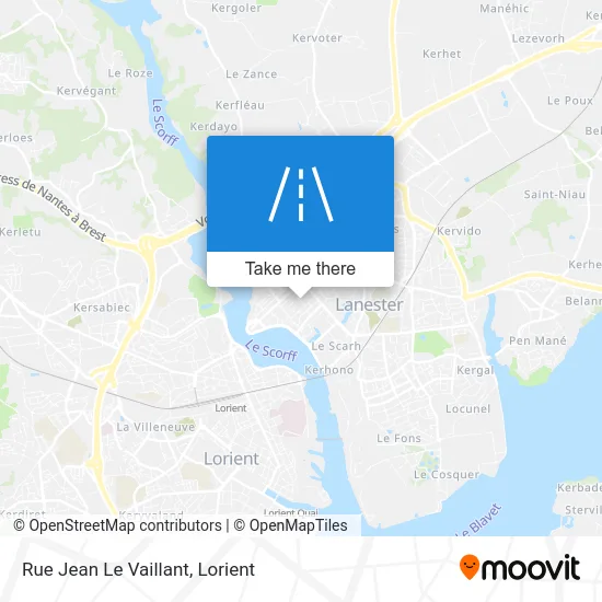 Rue Jean Le Vaillant map