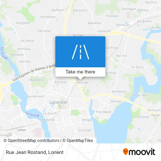 Rue Jean Rostand map