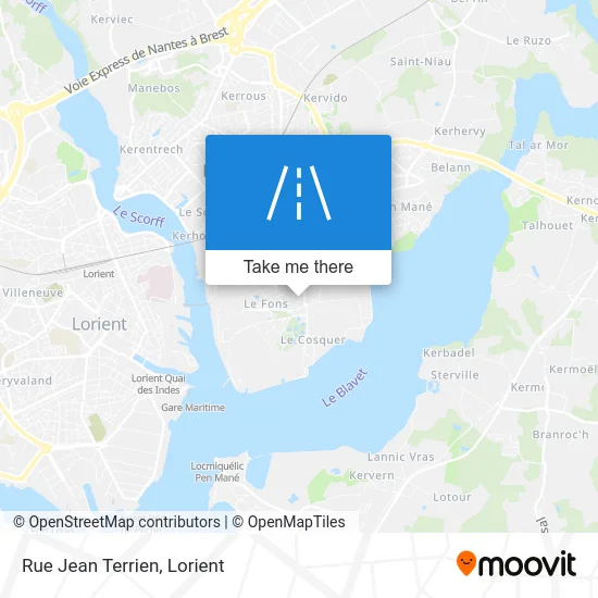 Rue Jean Terrien map