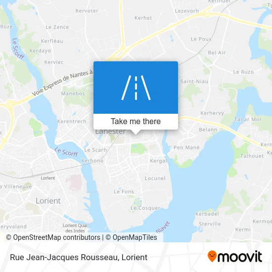 Rue Jean-Jacques Rousseau map