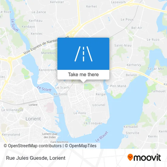 Rue Jules Guesde map