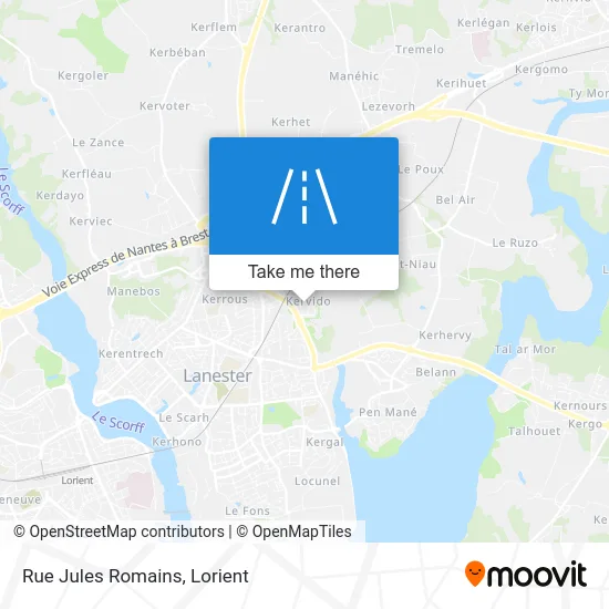 Rue Jules Romains map