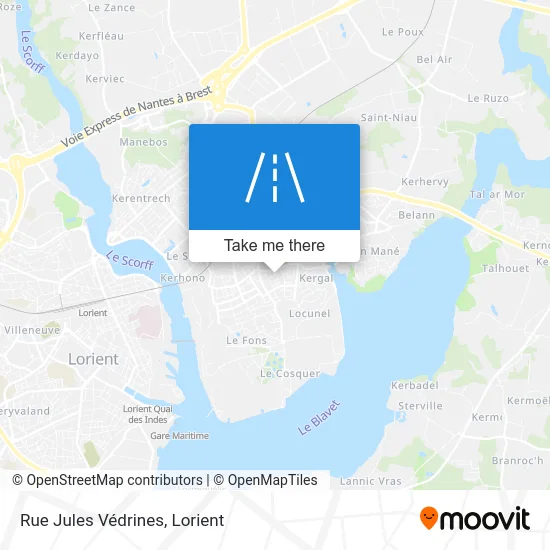 Rue Jules Védrines map