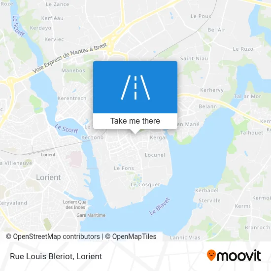 Rue Louis Blériot map