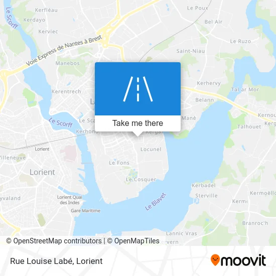 Rue Louise Labé map