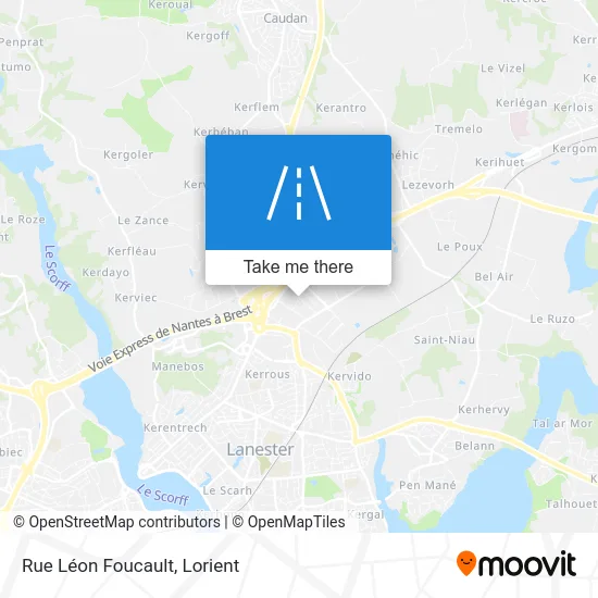 Rue Léon Foucault map