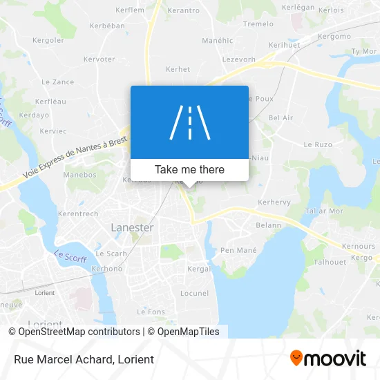 Rue Marcel Achard map