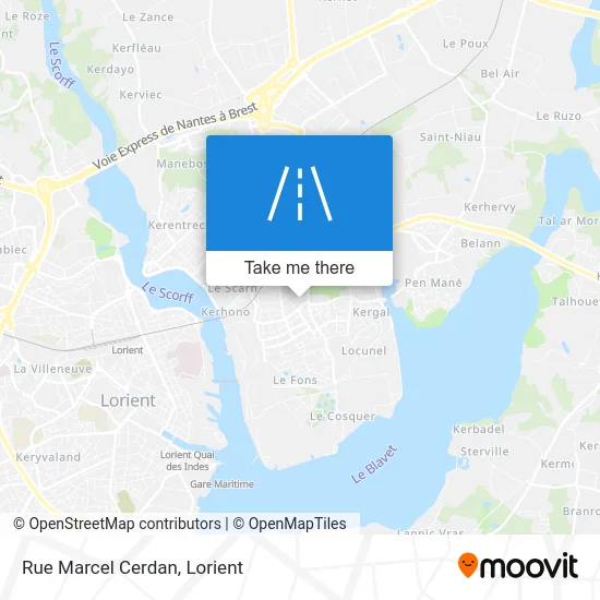 Rue Marcel Cerdan map