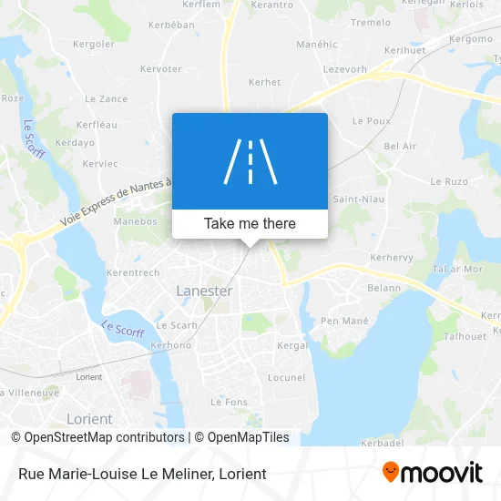 Rue Marie-Louise Le Meliner map