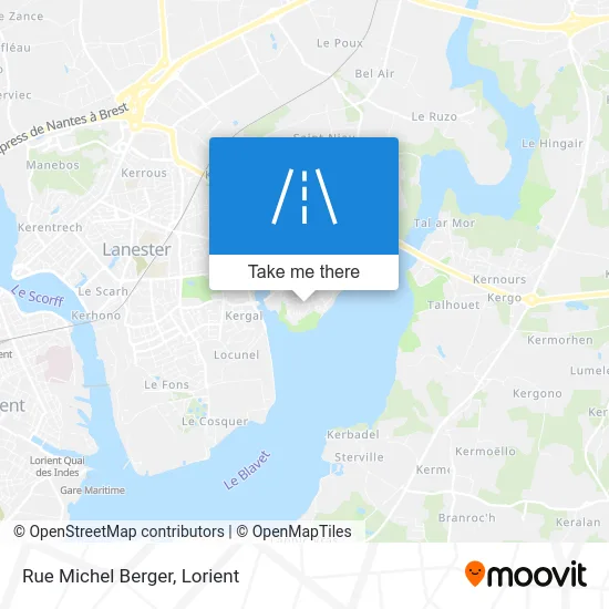 Rue Michel Berger map