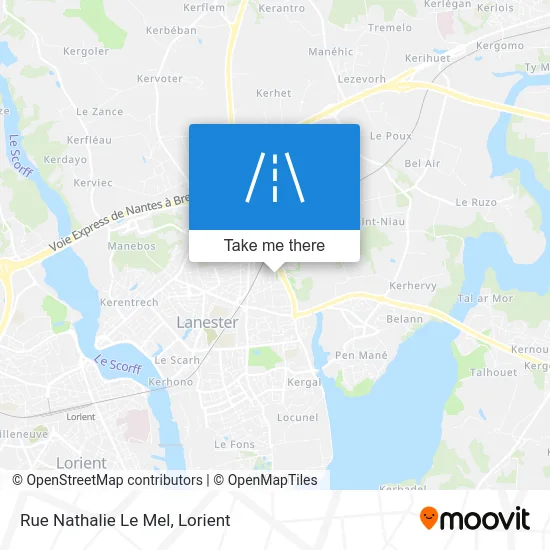 Rue Nathalie Le Mel map