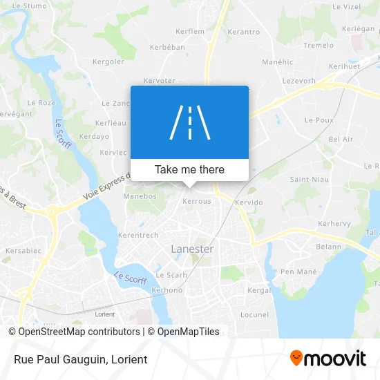 Rue Paul Gauguin map