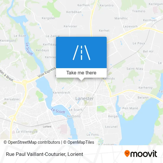 Rue Paul Vaillant-Couturier map