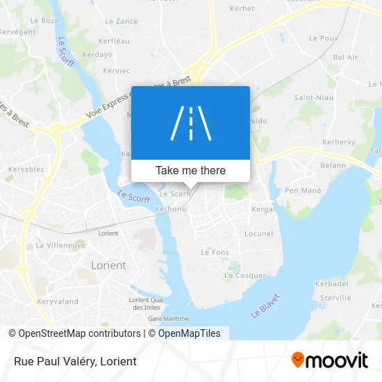 Rue Paul Valéry map