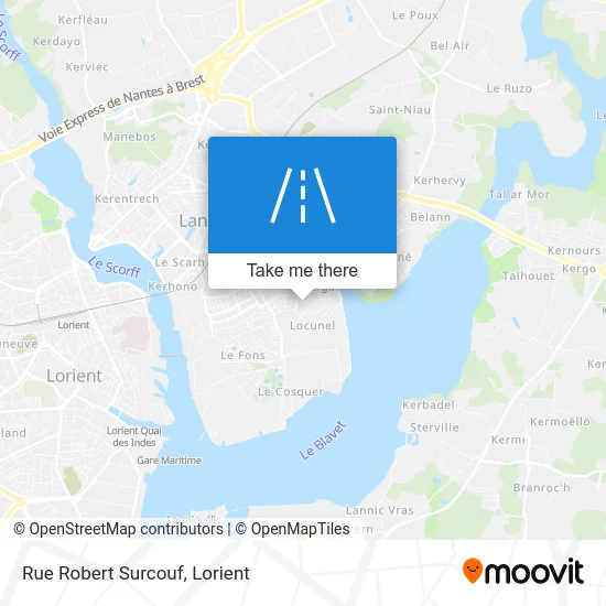 Rue Robert Surcouf map