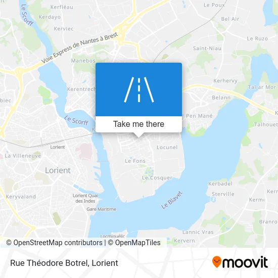 Rue Théodore Botrel map