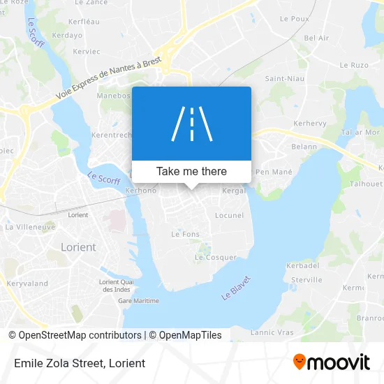 Rue Émile Zola map
