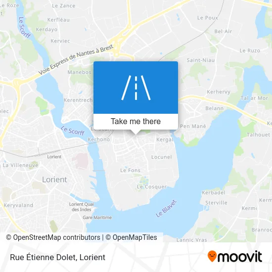 Rue Étienne Dolet map