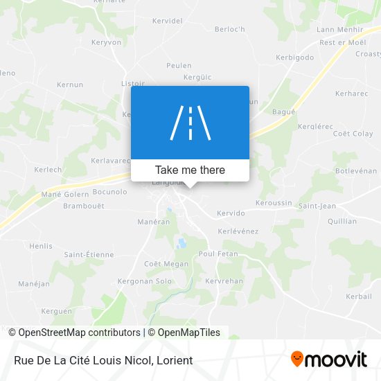 Rue De La Cité Louis Nicol map