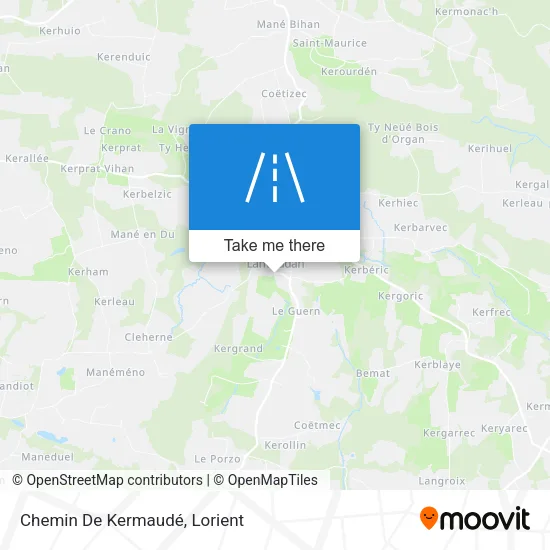 Chemin De Kermaudé map