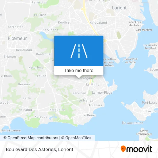 Boulevard Des Asteries map