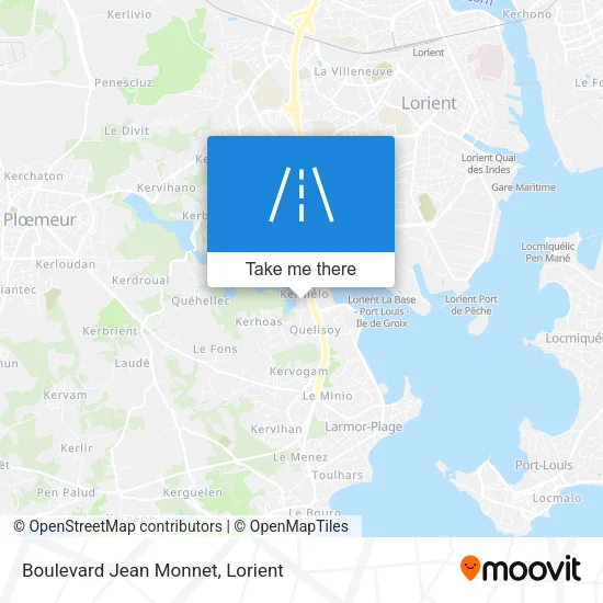 Boulevard Jean Monnet map