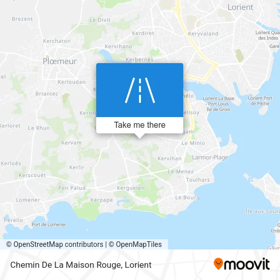 Chemin De La Maison Rouge map