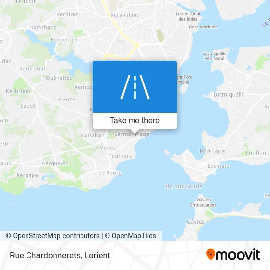 Mapa Rue Chardonnerets