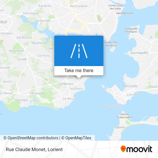 Rue Claude Monet map