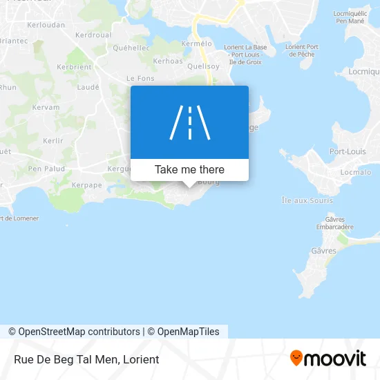 Rue De Beg Tal Men map