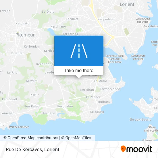 Rue De Kercaves map