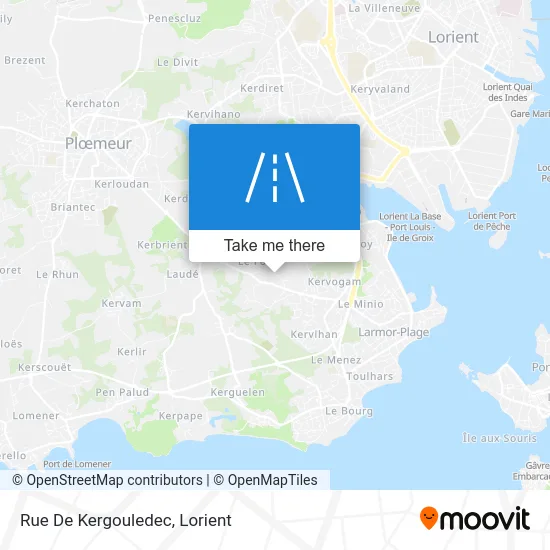 Rue De Kergouledec map