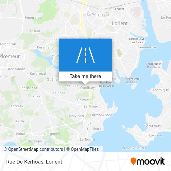 Rue De Kerhoas map
