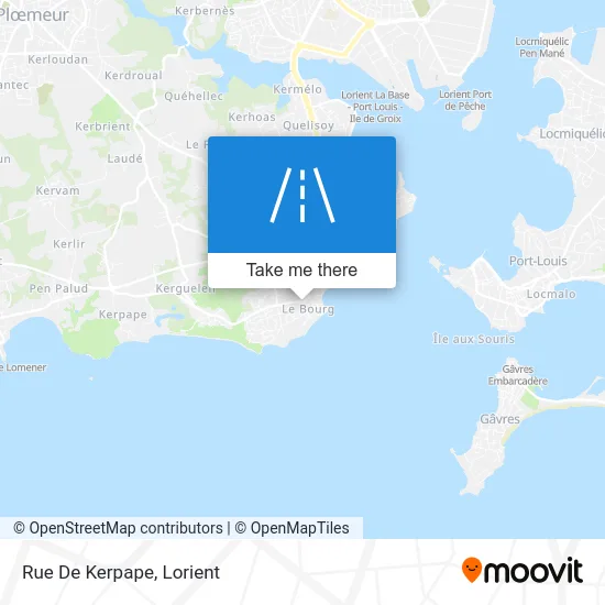 Rue De Kerpape map