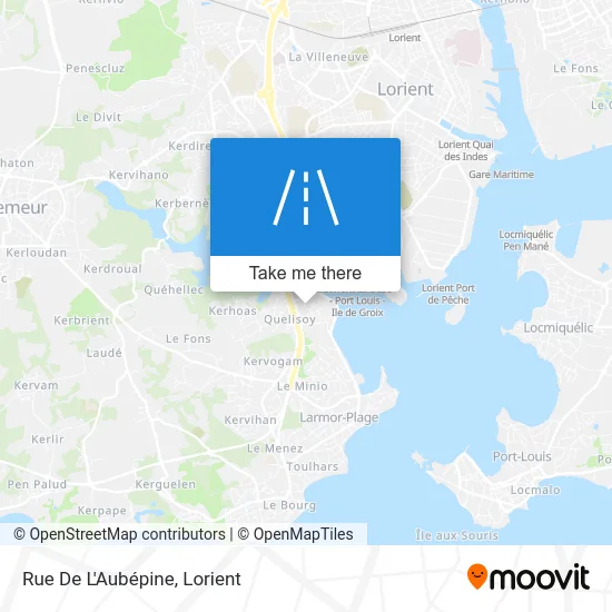 Rue De L'Aubépine map