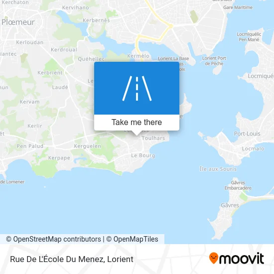 Rue De L'École Du Menez map