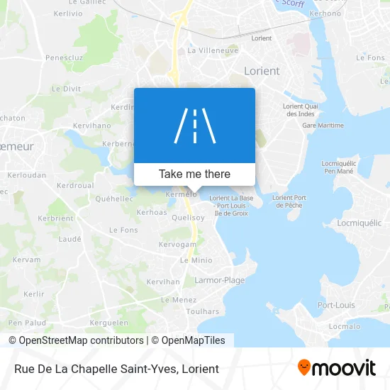 Rue De La Chapelle Saint-Yves map