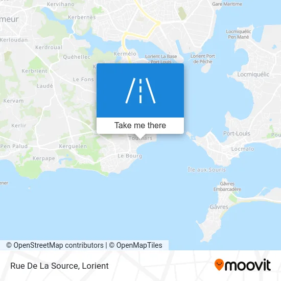 Rue De La Source map