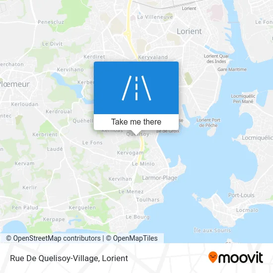 Rue De Quelisoy-Village map