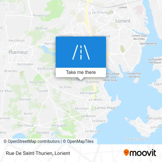 Rue De Saint-Thurien map