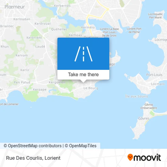 Rue Des Courlis map