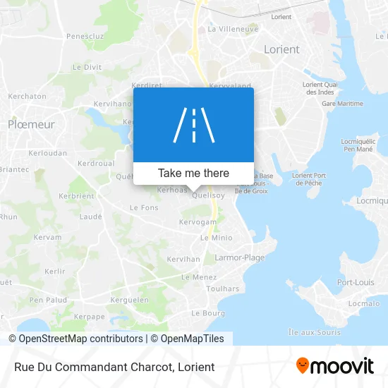 Mapa Rue Du Commandant Charcot