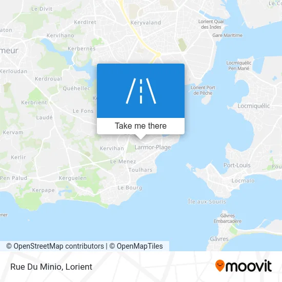 Rue Du Minio map