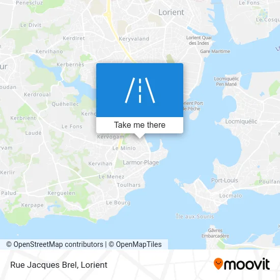 Rue Jacques Brel map