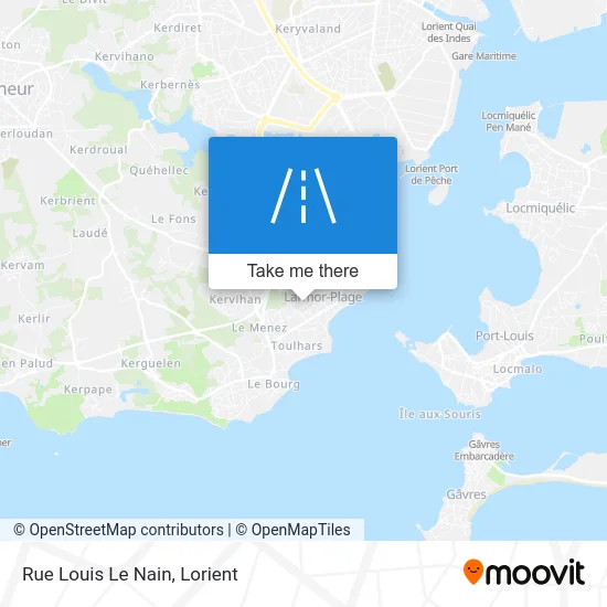 Rue Louis Le Nain map