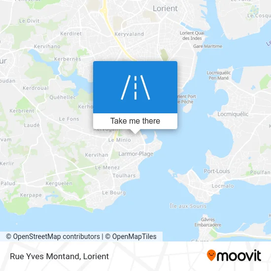 Rue Yves Montand map