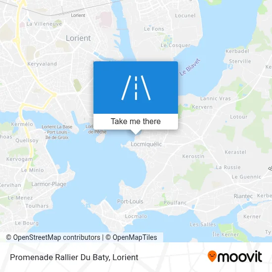 Promenade Rallier Du Baty map
