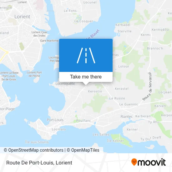 Route De Port-Louis map