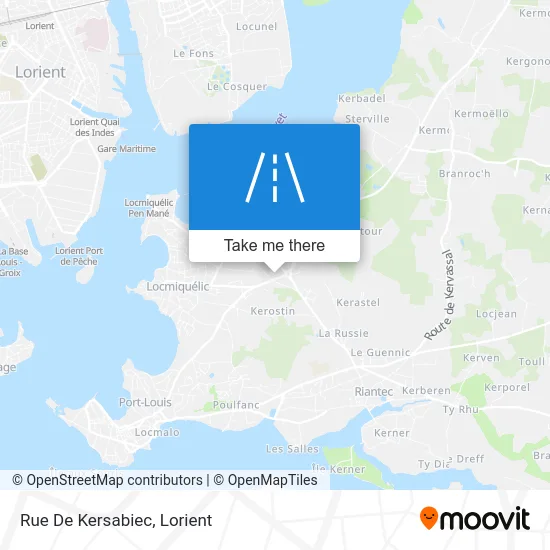 Rue De Kersabiec map